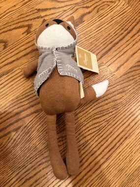 Carter's Brown Fox Plush Toy with Gray Hood